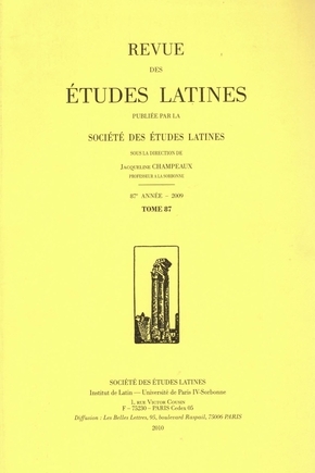Revue des études latines,...