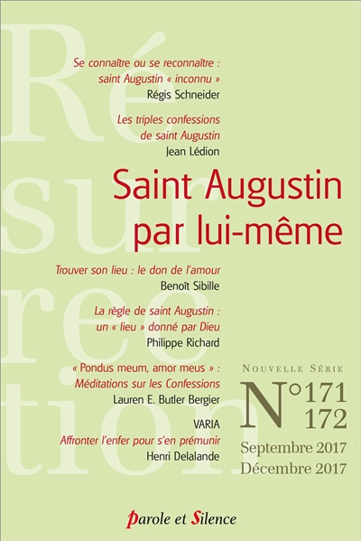Résurrection, n° 171-172. Saint Augustin par lui-même