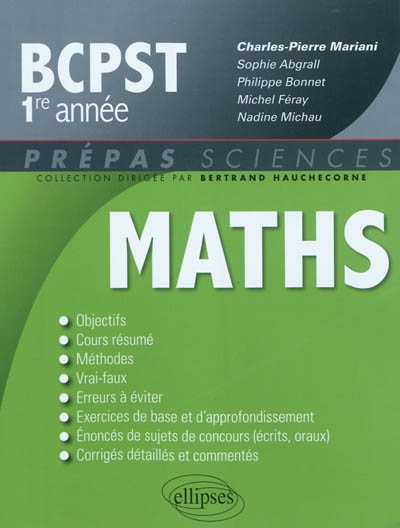 Maths, BCPST 1re année