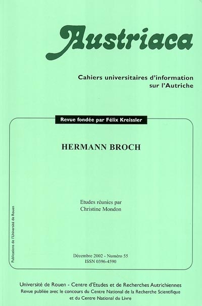 Austriaca, n° 55. Hermann Broch