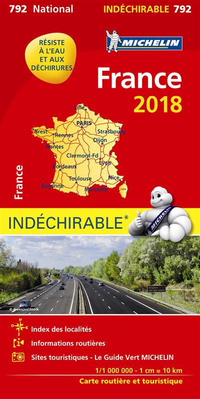 CARTE NATIONALE FRANCE 2018 - INDECHIRABLE
