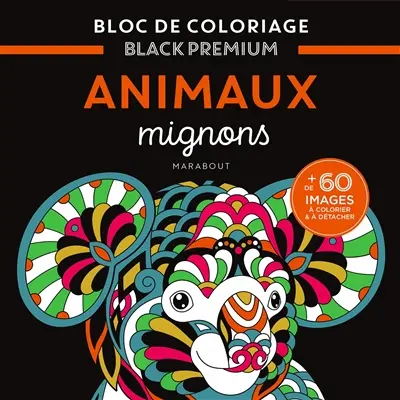 Animaux mignons : bloc de coloriage