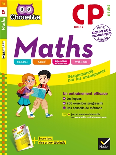 Maths CP, cycle 2, 6-7 ans : nouveau programme