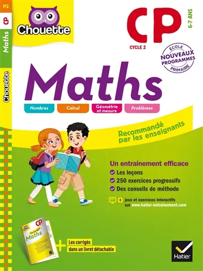 Maths CP, cycle 2, 6-7 ans : nouveau programme