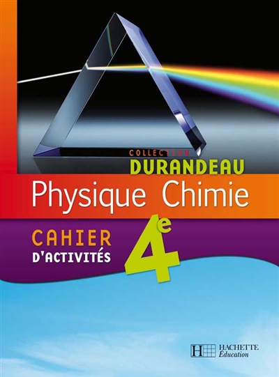 Physique chimie 4e : cahier d'activités