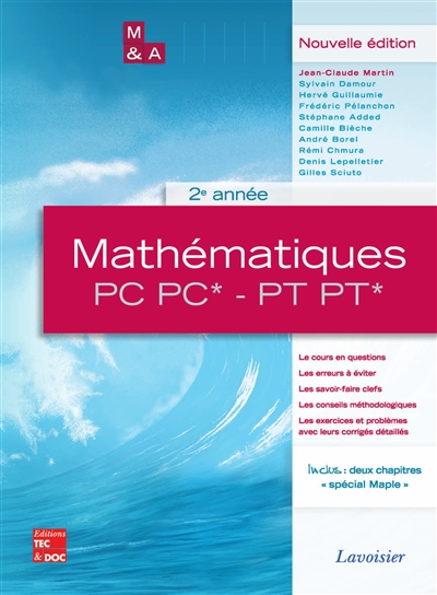 Mathématiques 2e année PC*-PC-PT*-PT