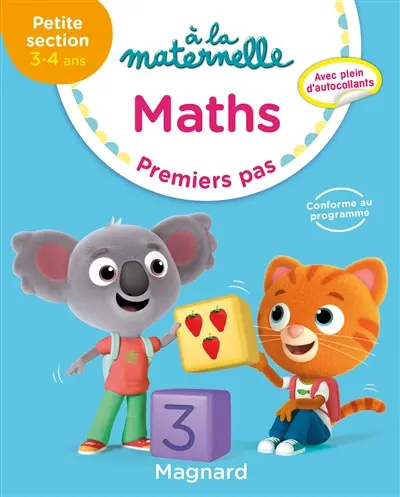 A la maternelle, maths, petite section, 3-4 ans : premiers pas
