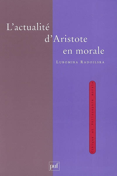 L'actualité d'Aristote en morale