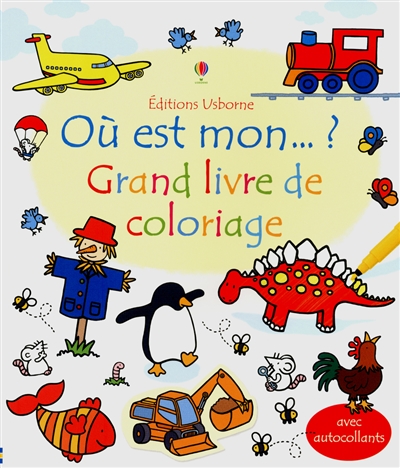 Où est mon... ? Grand livre de coloriage