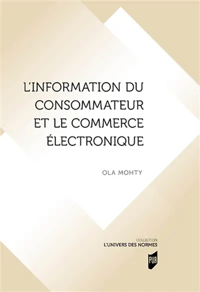 L'information du consommateur et le commerce électronique
