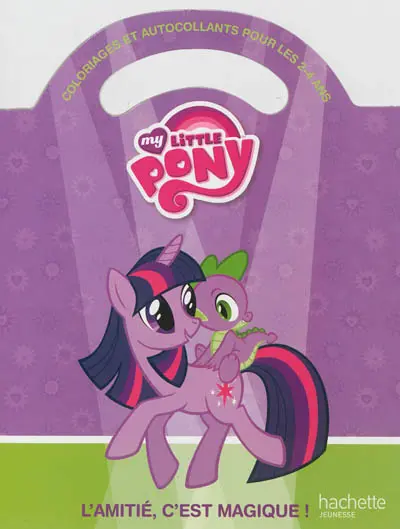 L'amitié, c'est magique ! : coloriages et autocollants pour les 2-4 ans