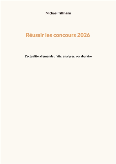Réussir les concours 2026 :...