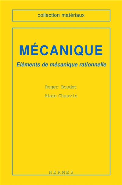 Mécanique : éléments de...