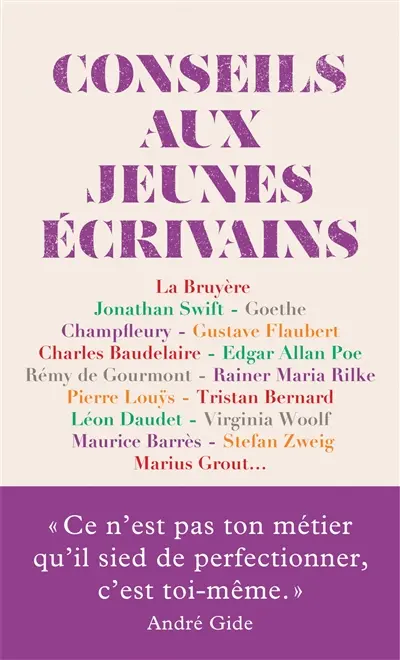 Conseils aux jeunes écrivains