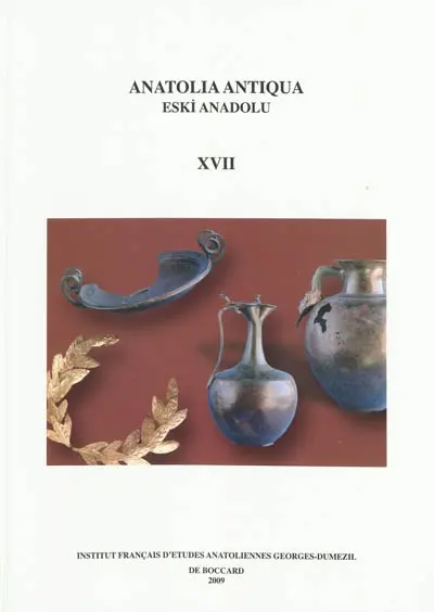 Anatolia antiqua = Eski Anadolu, n° 17