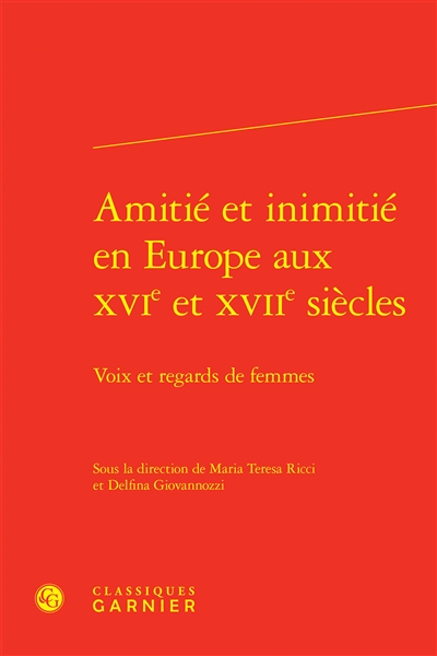Amitié et inimitié en...