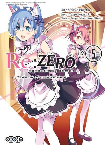 Re:Zero : Re:Life in a different world from zero : deuxième arc, une semaine au manoir. Vol. 5