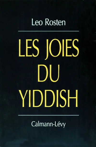Les Joies du yiddish