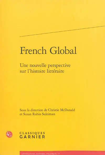 French global : une nouvelle perspective sur l'histoire littéraire