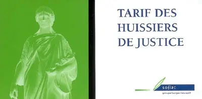 Tarif des huissiers de justice