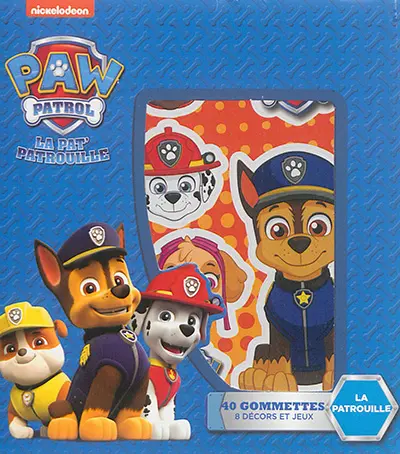 La patrouille : 40 gommettes, 8 décors et jeux