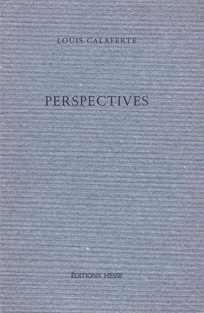 Perspectives : notes autour de l'expression créatrice