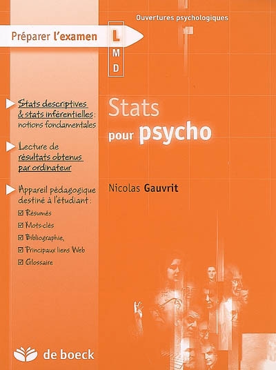 Stats pour psycho : exercices et corrigés