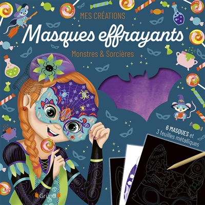 masques effrayants : monstres & sorcières