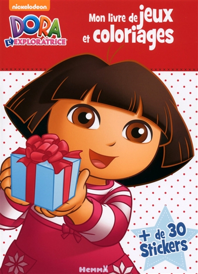 Dora l'exploratrice : mon livre de jeux et coloriages