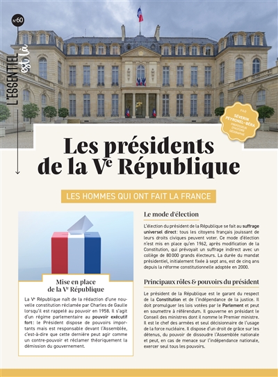 Les présidents de la Ve République : les hommes qui ont fait la France
