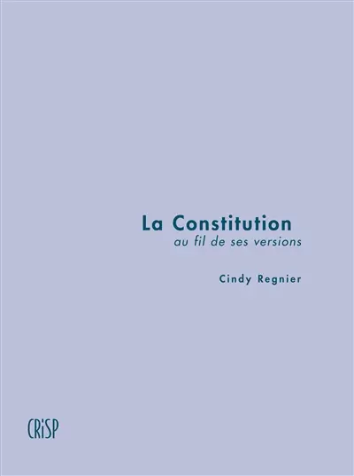 La Constitution au fil de ses versions