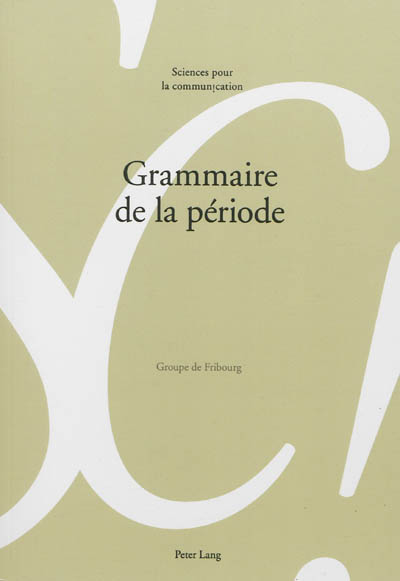 Grammaire de la période