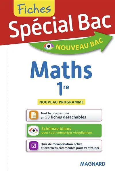 Maths 1re : nouveau programme, nouveau bac