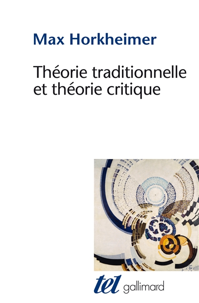 Théorie traditionnelle et théorie critique