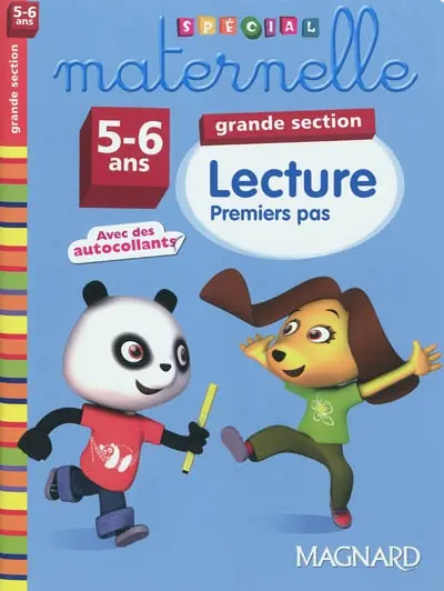 Lecture, grande section, 5-6 ans : premiers pas