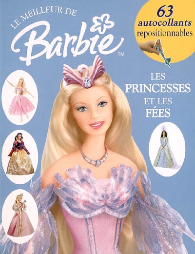 Barbie : princesses et contes de fées : album d'autocollants