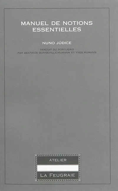 Manuel de notions essentielles