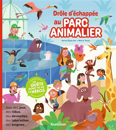 Drôle d'échappée au parc animalier