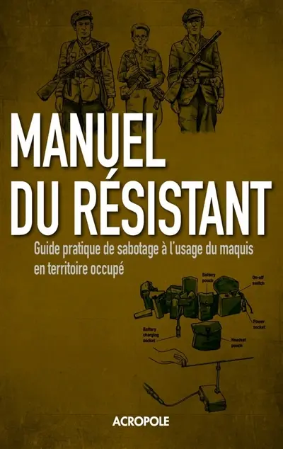 Manuel du résistant de la Seconde Guerre mondiale : guide pratique de sabotage à l'usage du maquis en territoire occupé