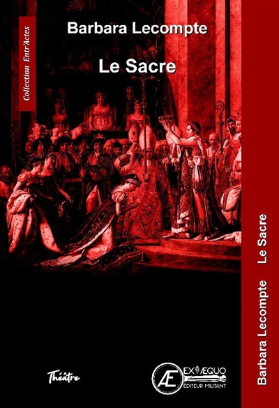 couverture du livre Le sacre : théâtre