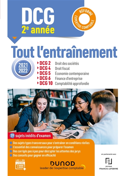 DCG 2e année : tout l'entraînement : réforme expertise comptable, 2021-2022