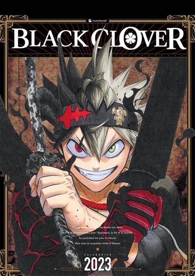 Black Clover : calendrier 2023