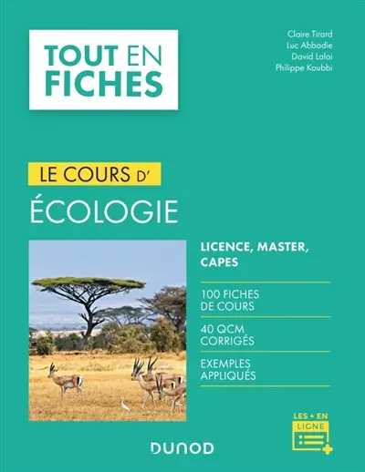 Le cours d'écologie : licence, master, Capes