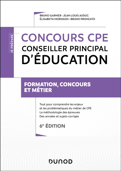 Concours CPE, conseiller principal d'éducation : formation, concours et métier