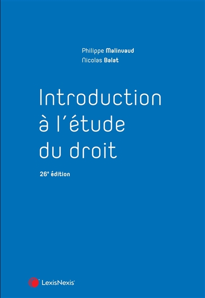Introduction à l'étude du...