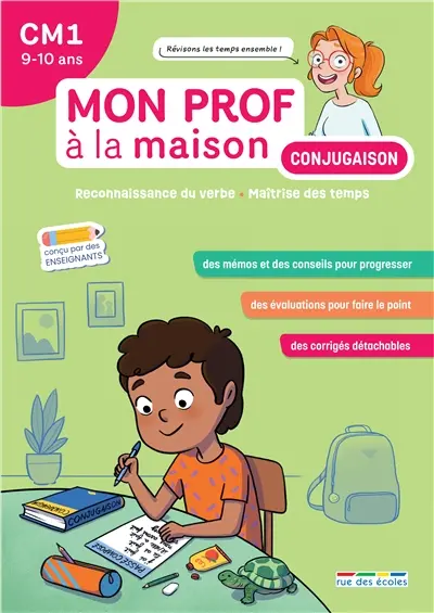 Conjugaison CM1, 9-10 ans : reconnaissance du verbe, maîtrise des temps