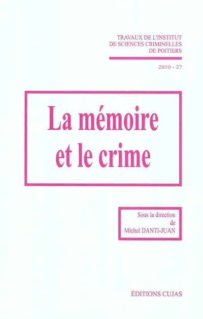 La mémoire et le crime