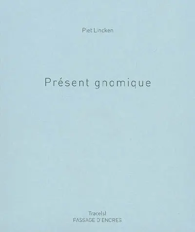 Présent gnomique