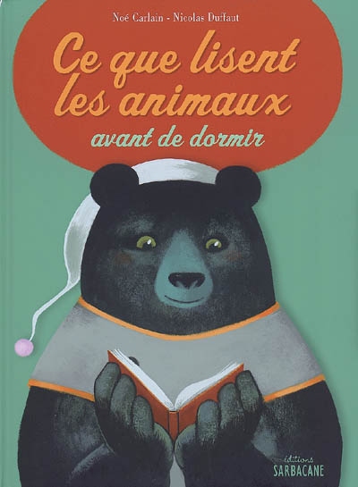 Ce que lisent les animaux avant de dormir