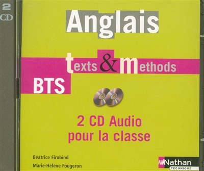 Anglais Texts & methods, BTS tertiaires 1 et 2